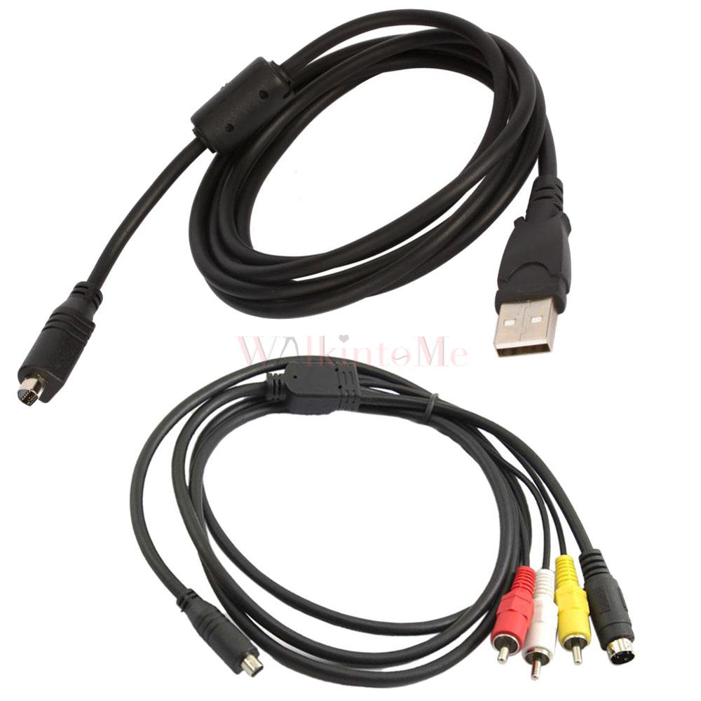 AV Cable for Sony Handycam Camcorder DCRHC23 DCRHC23E + DCR SR40/E